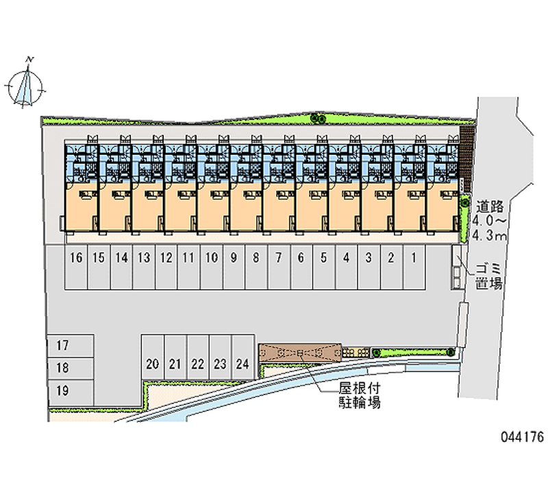 44176 Monthly parking lot