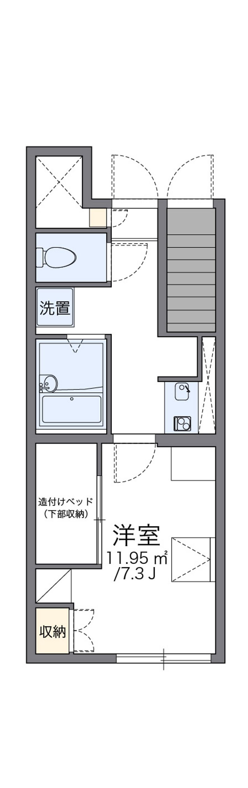 レオパレスステラⅠ 間取図