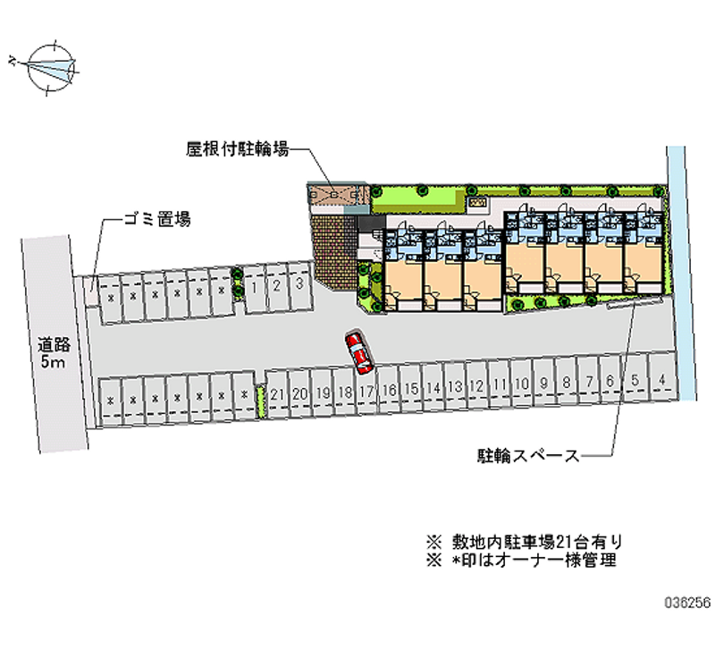 レオパレスエグゼ　Ⅱ 月極駐車場