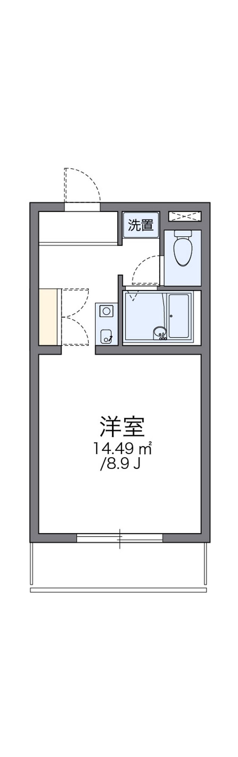 レオパレスエースⅡ 間取図