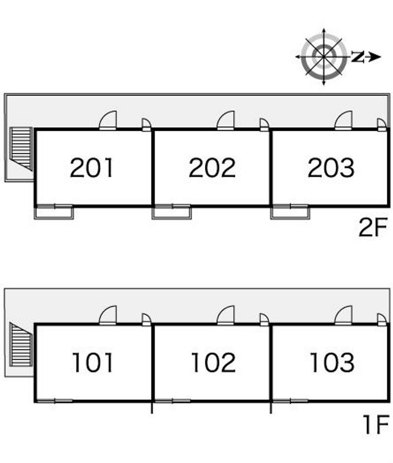 レオパレスエイト 間取配置図