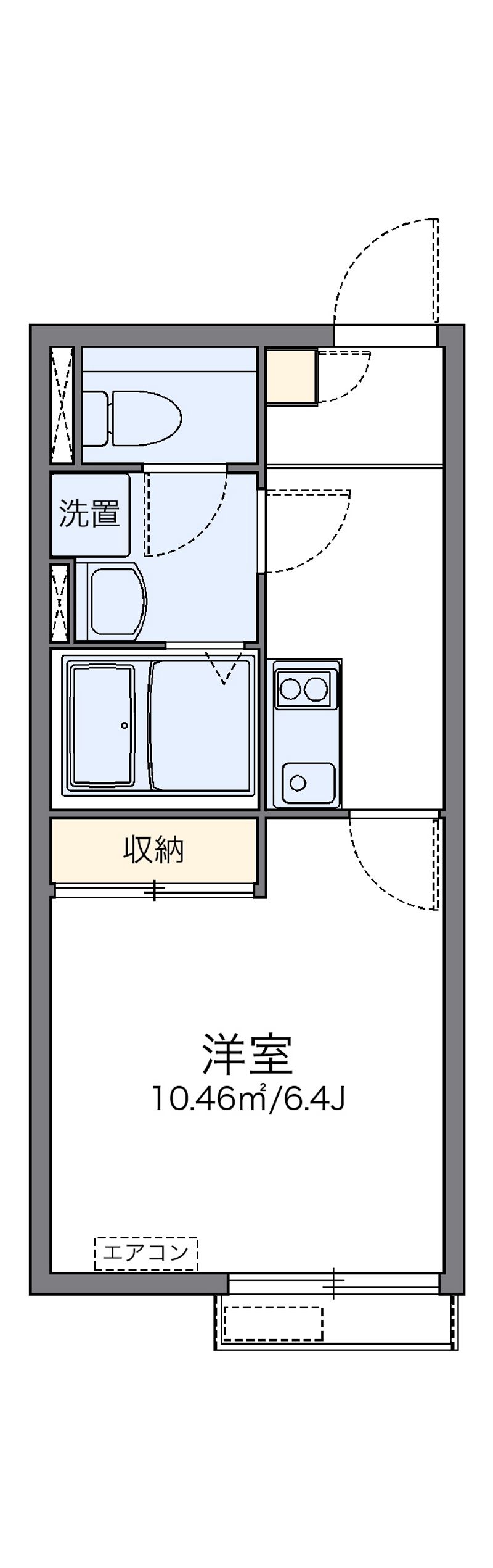レオネクストあねらハイム 間取図
