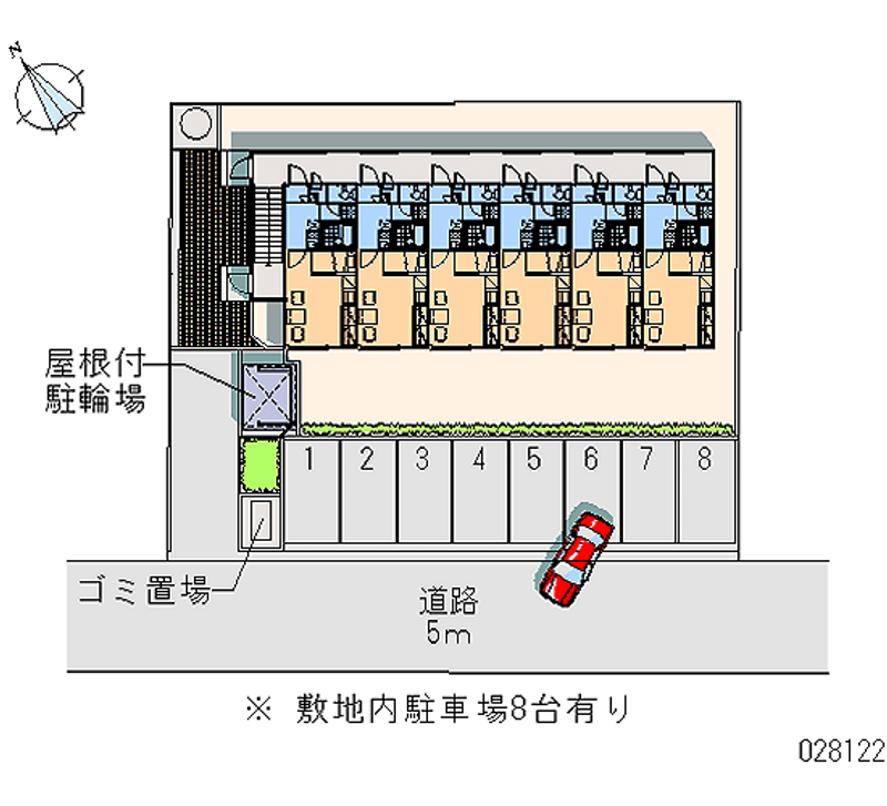 レオパレスグリーンパーク 月極駐車場