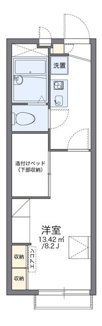 レオパレスコスモＭＩ 間取り図