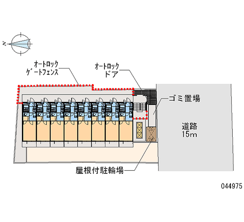 レオパレス青木橋 区画図