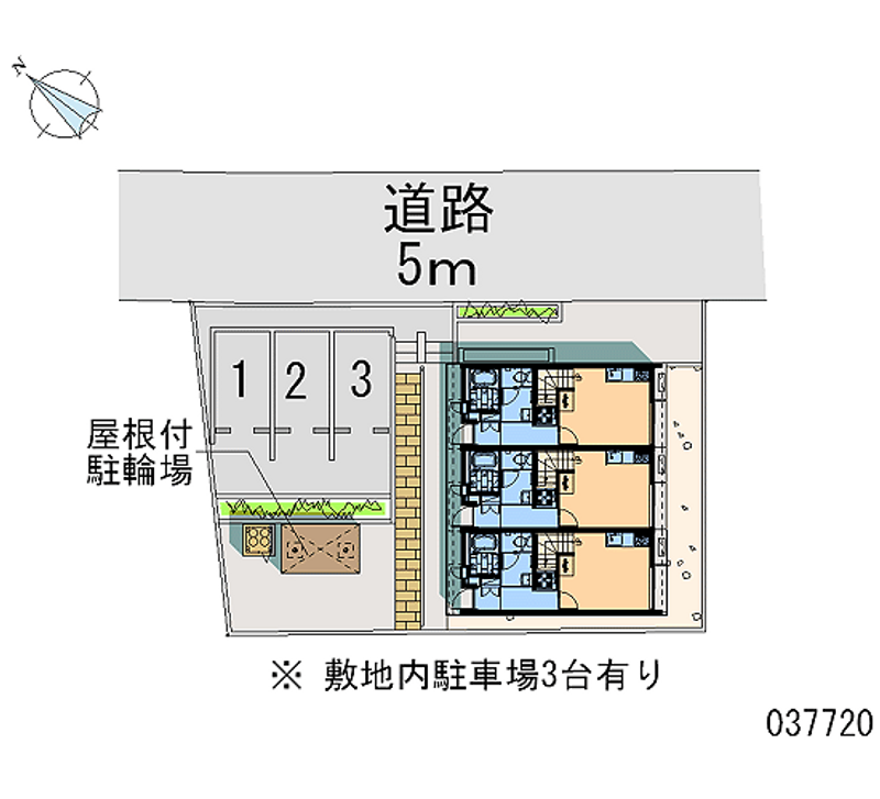 レオパレスナタリス 月極駐車場