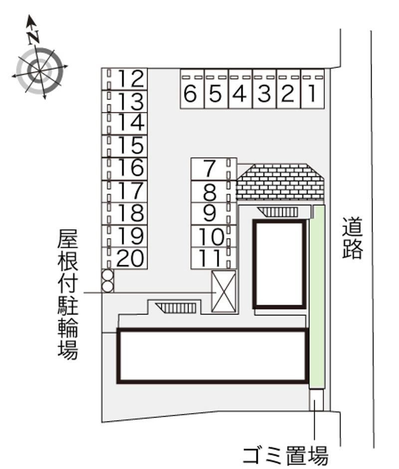 レオパレスリヴェール 配置図