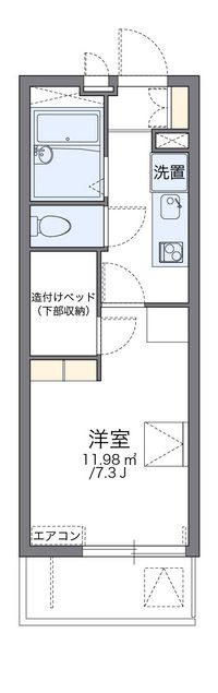 レオパレスＩＹ 間取り図