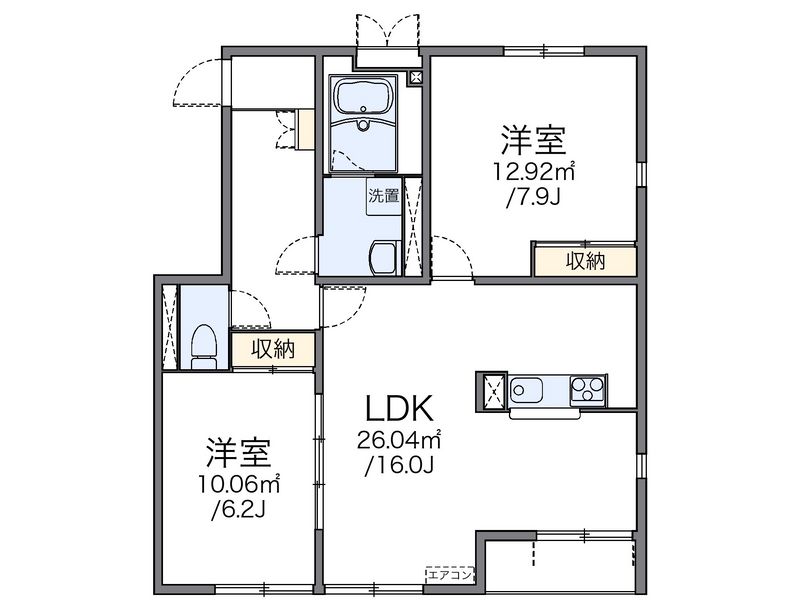 LEONEXT Kasugaoka Vita Floor plan