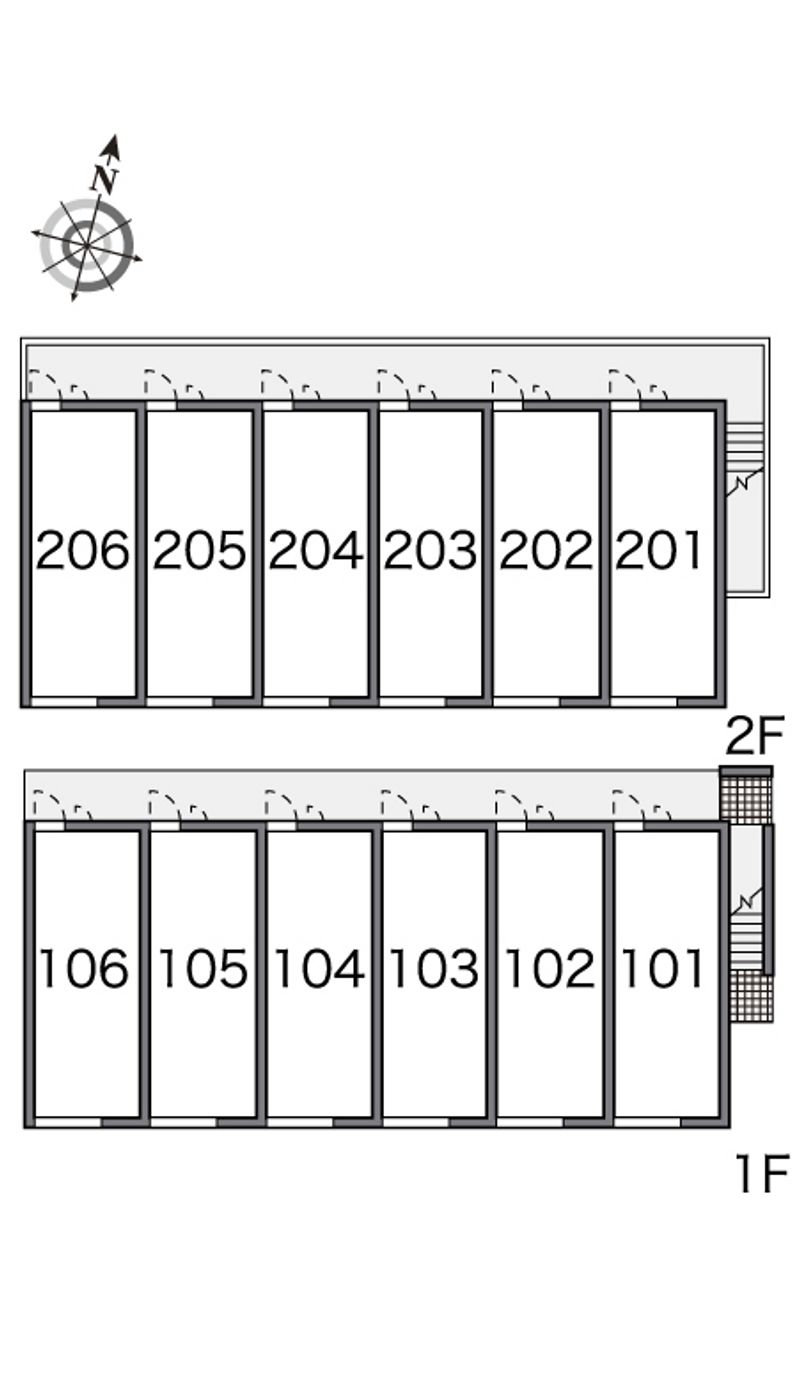レオネクストＥ＆Ｋ 間取配置図