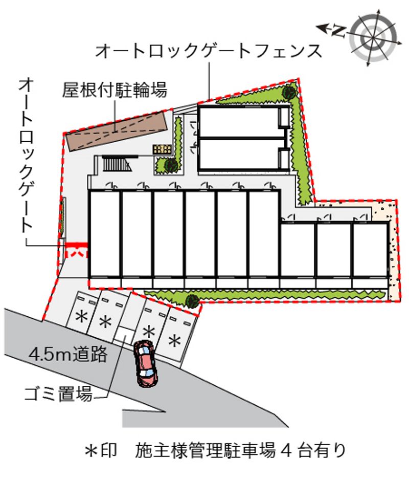 レオネクストモリシゲ 配置図