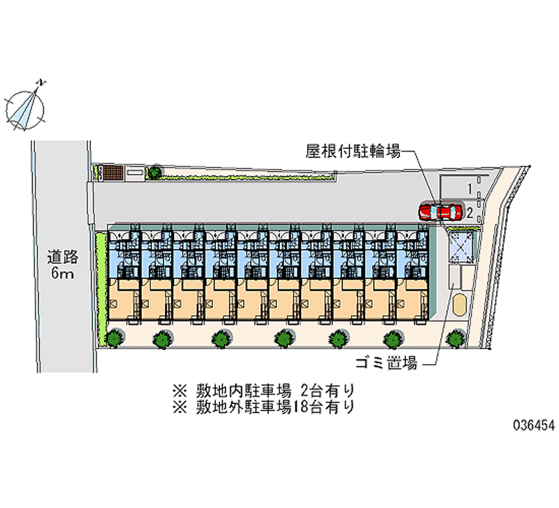 レオパレス宮木 月極駐車場