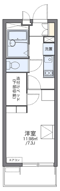 レオパレスフレンズ 間取り図