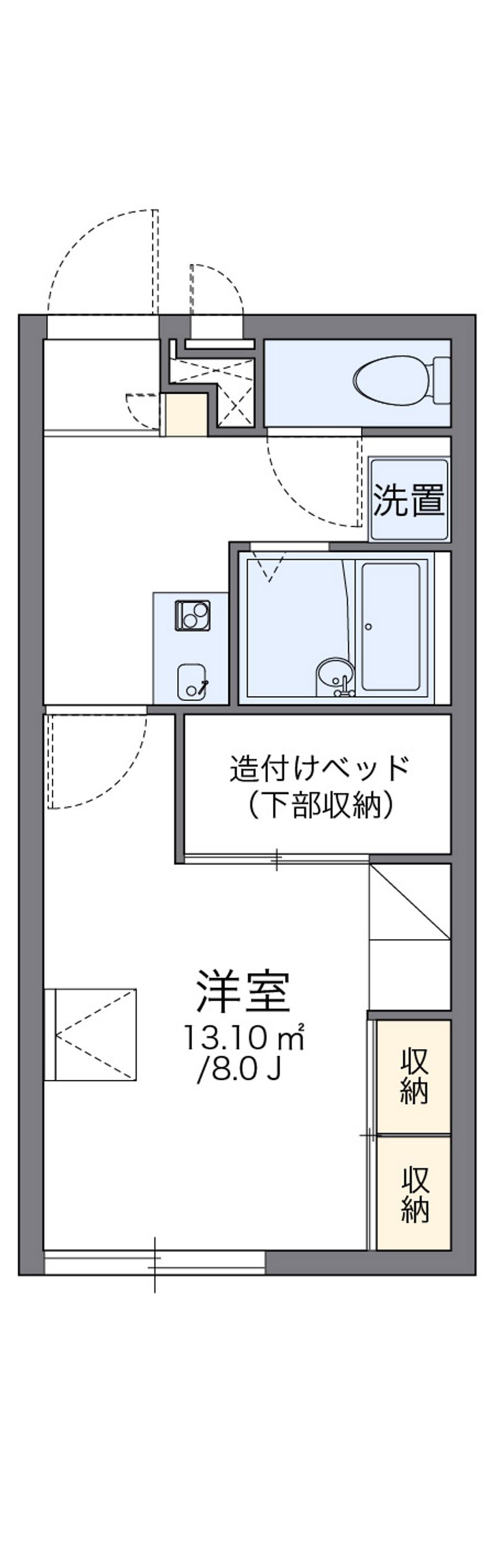 レオパレスジョーウンⅡ番館 間取図
