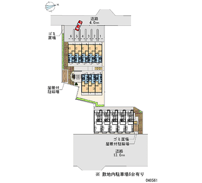 レオパレス野立Ⅱ 月極駐車場