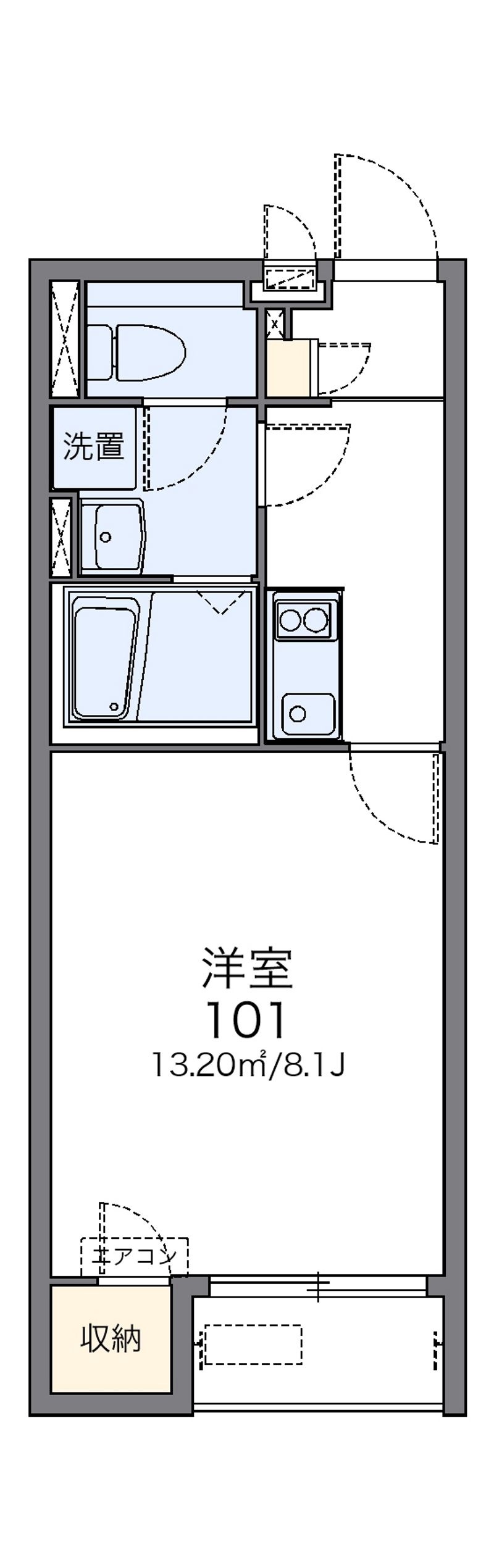 レオネクストくみのき 間取図