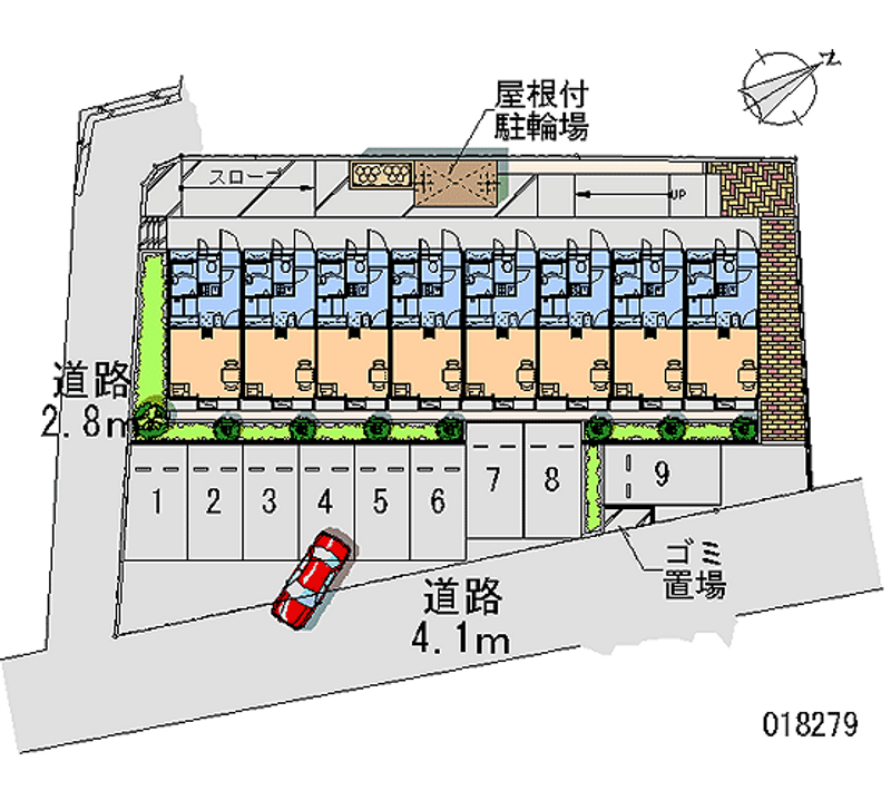 レオパレス鈴鹿 月極駐車場