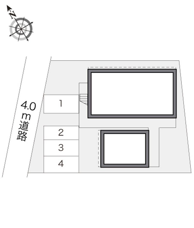 レオパレスＥ’ｚ 配置図