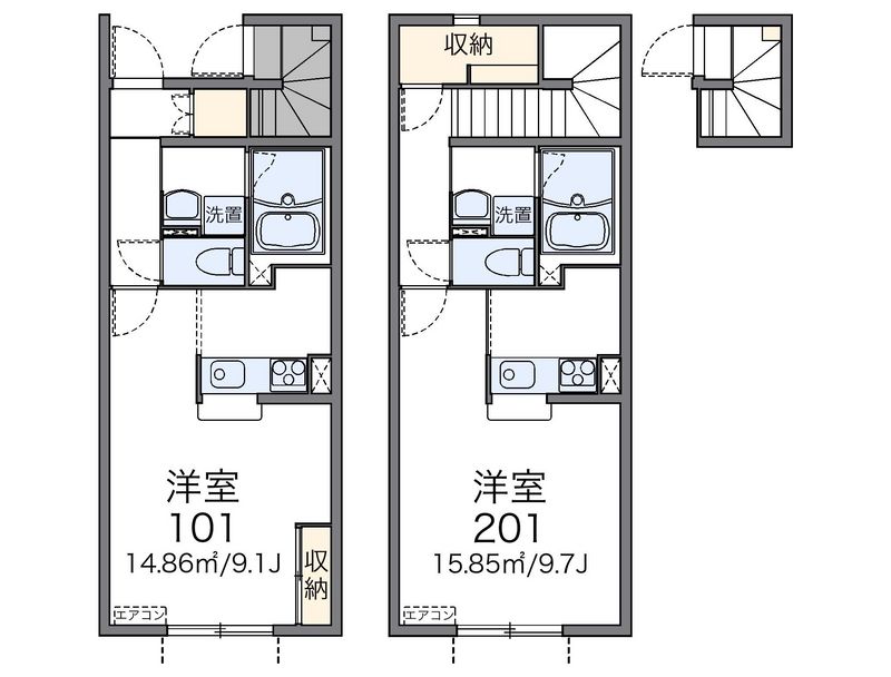 レオネクストグリーン３ 間取図