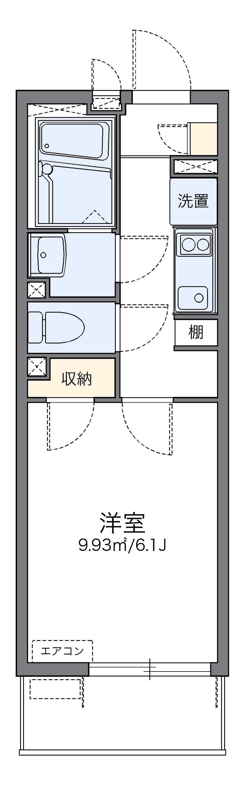 レオネクストラグレージュⅢ 間取図