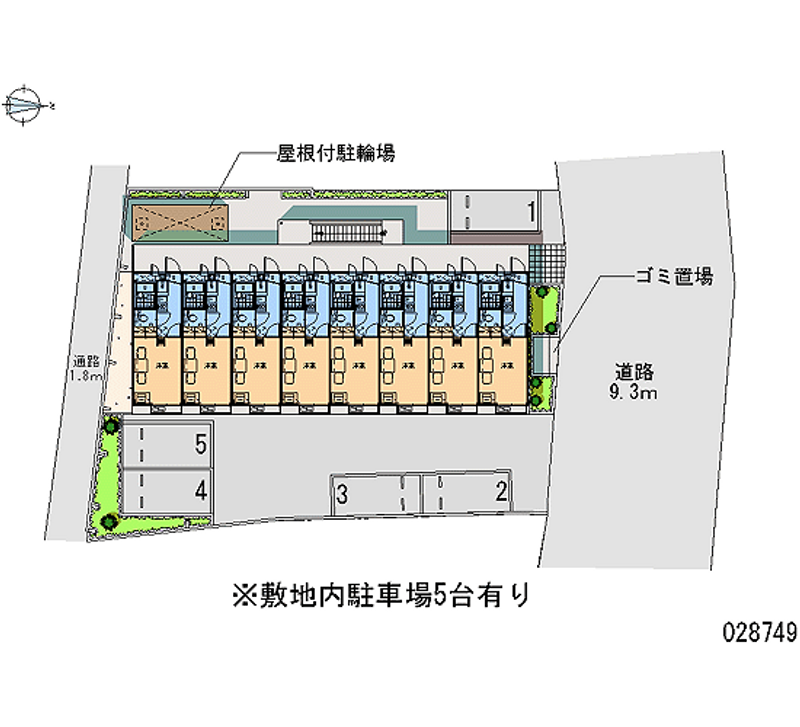 レオパレス飛鳥　戸塚 区画図