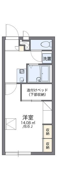 レオパレスＹｏｕＹｏｕ早島 間取り図