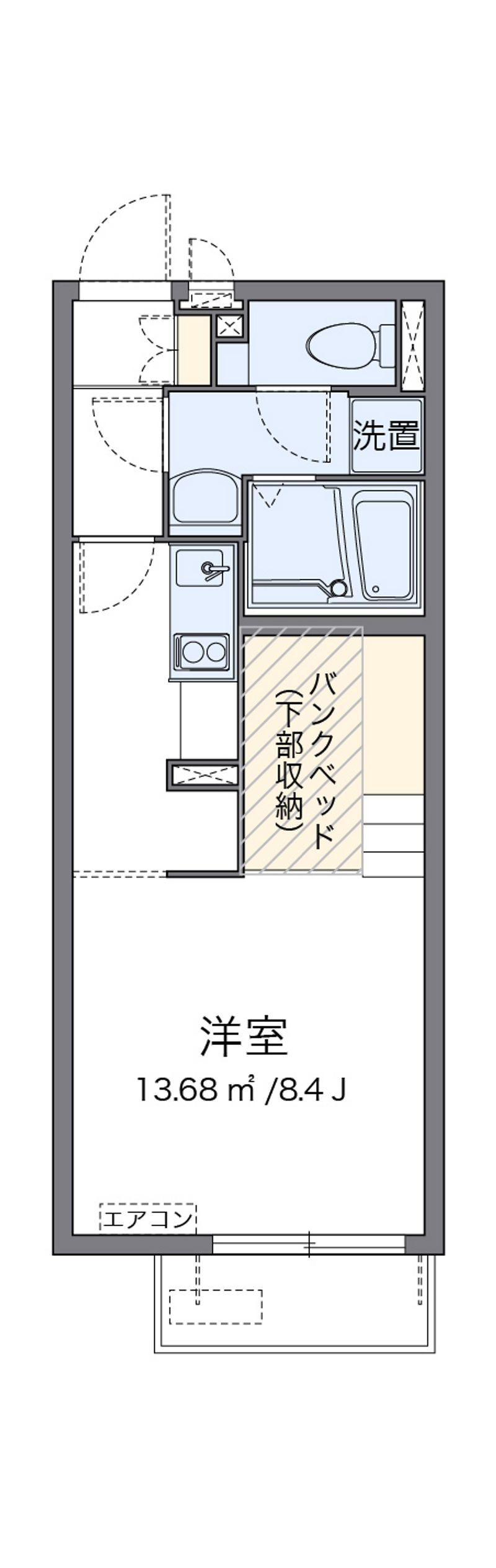 ミランダカメリア瑞江 間取図