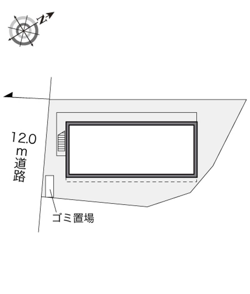 レオパレス東長崎 配置図