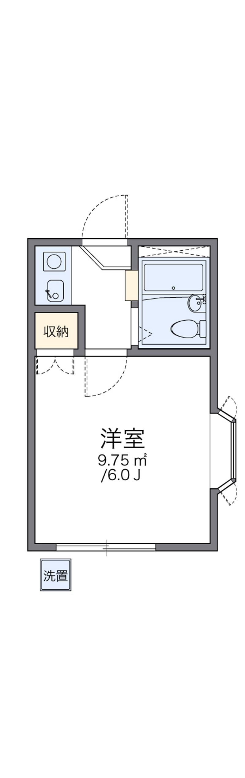 レオパレス豊橋 間取図