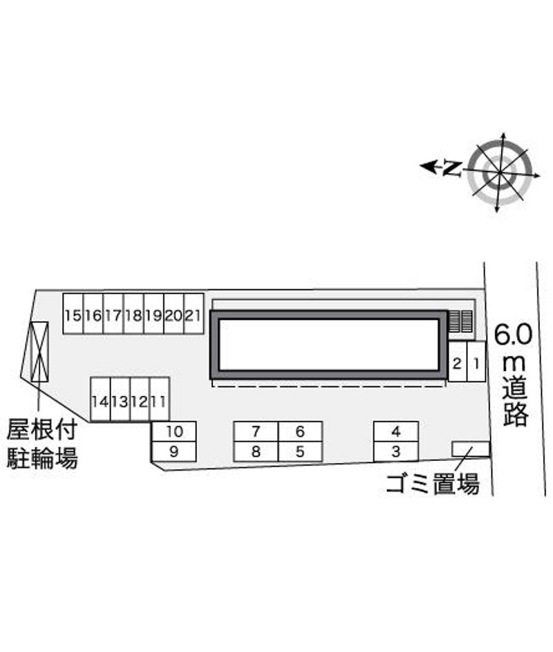 レオパレス雅 駐車場