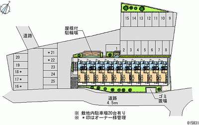 15831 Monthly parking lot