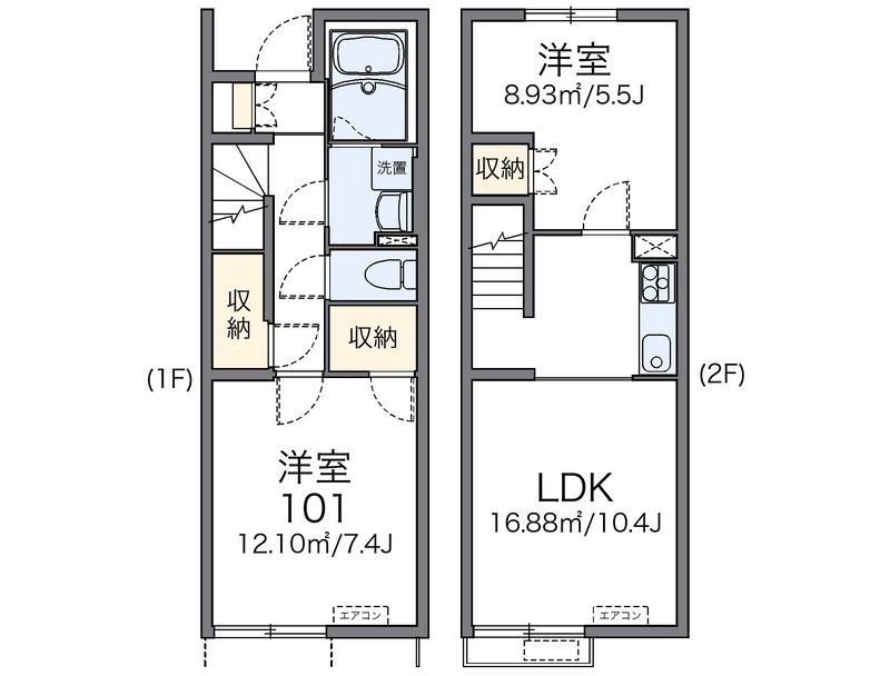 レオネクストライム 間取図