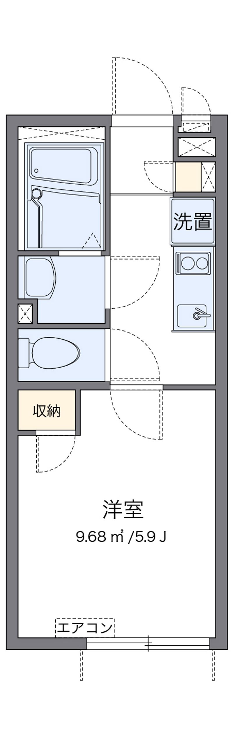 レオネクストアンジェ 間取図