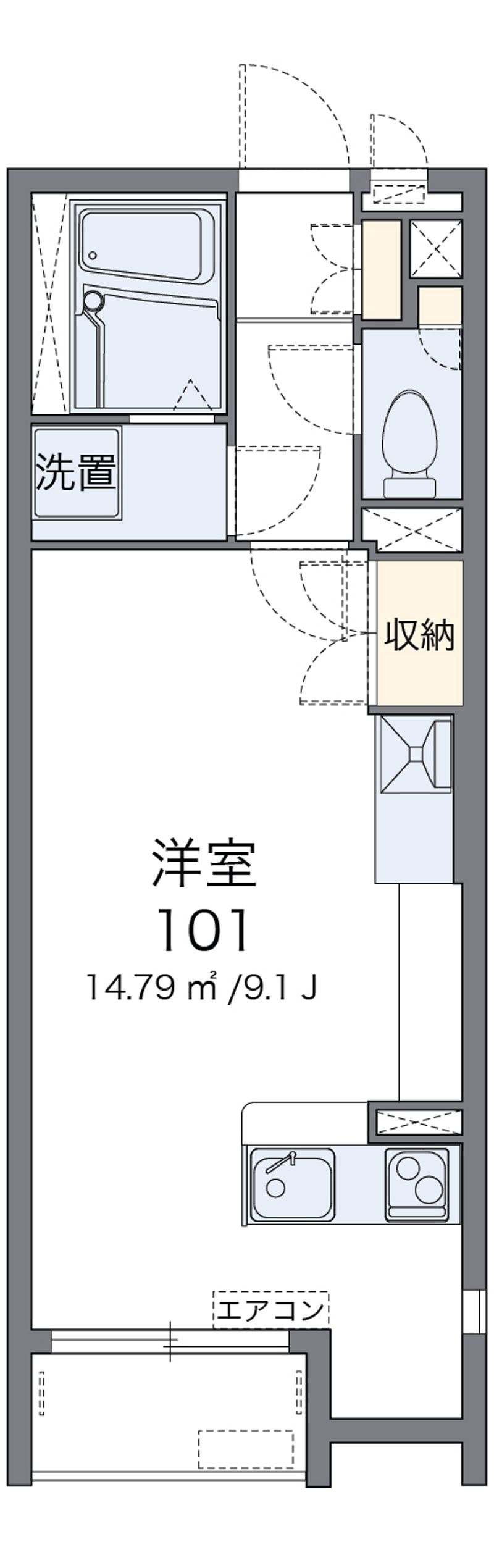 レオネクストＧＡＩＡ 間取図