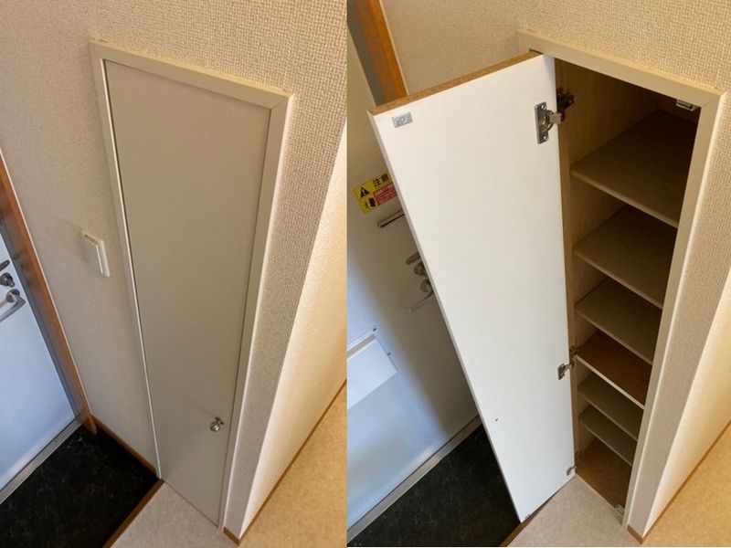 レオパレスアルテート 収納