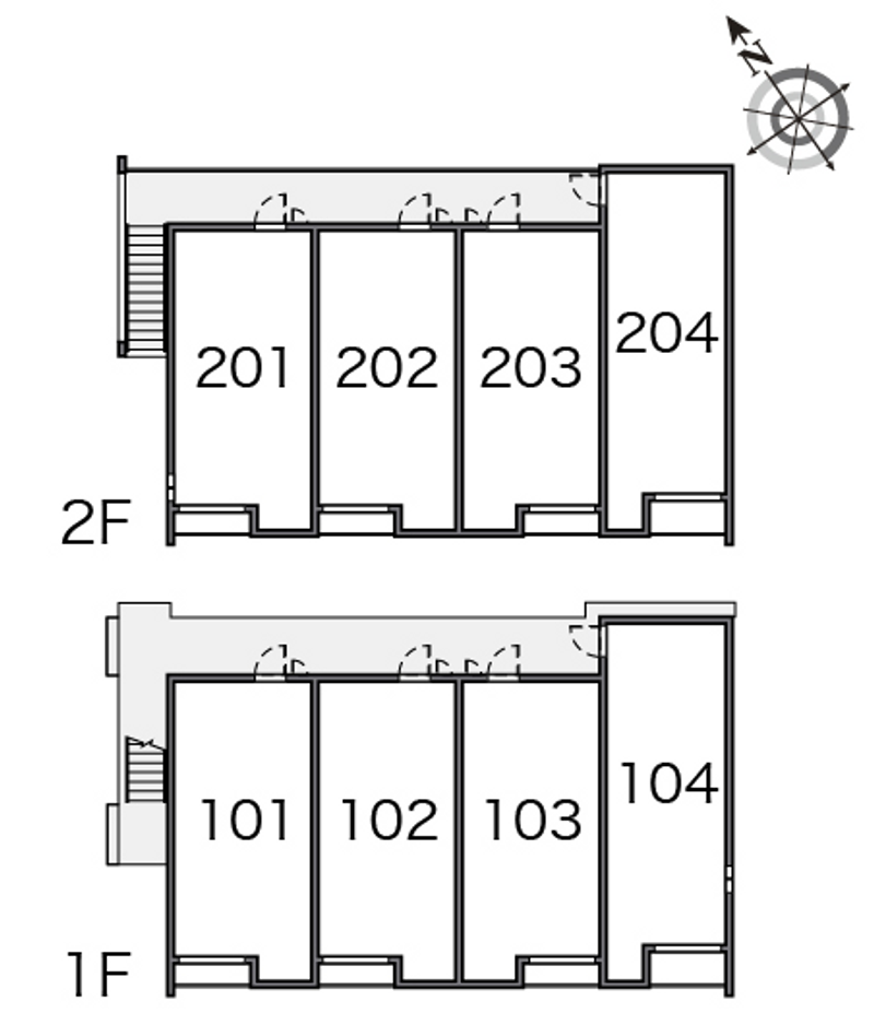 クレイノいちごの木 間取り配置図