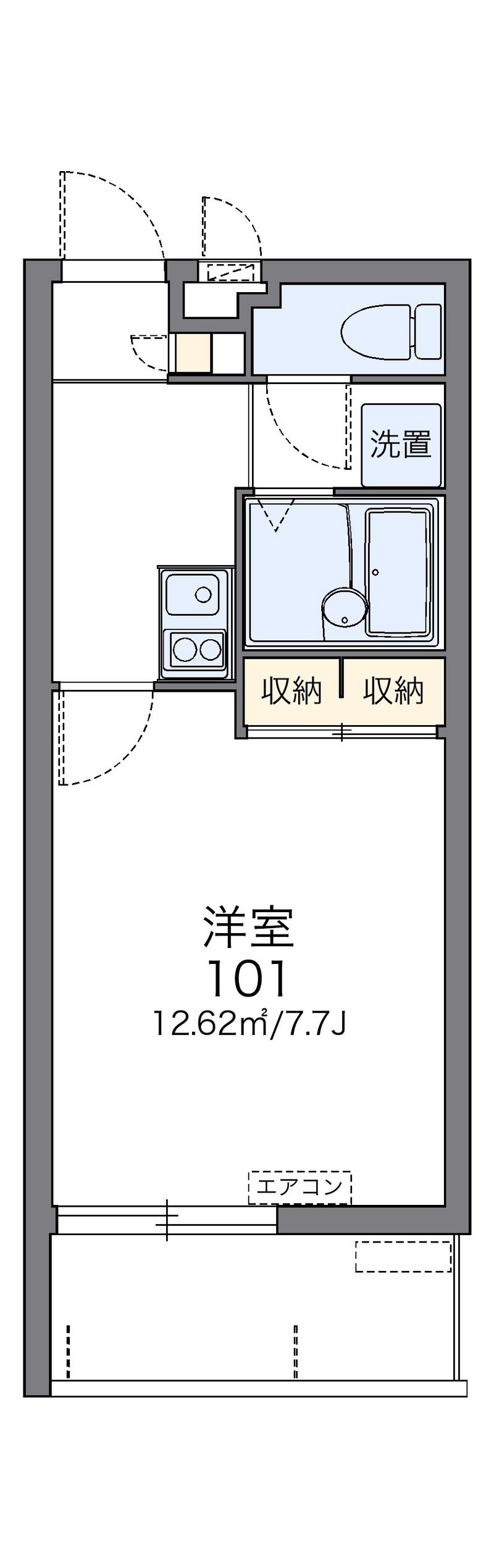 レオパレスＯｈａｎａ 間取図