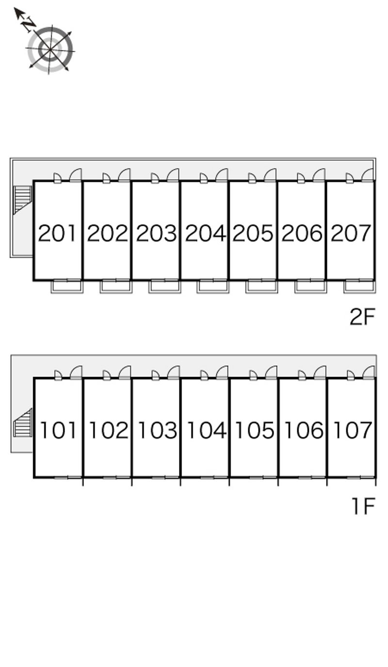 レオパレスソレイエ 間取配置図