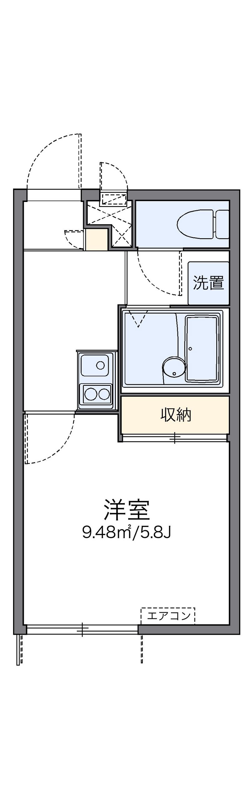 レオパレスＳＥＩＺＡＮⅡ 間取図