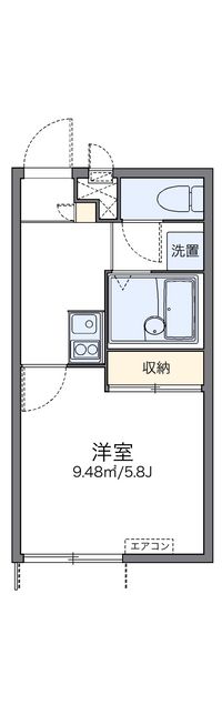 レオパレスＳＥＩＺＡＮⅡ 間取り図