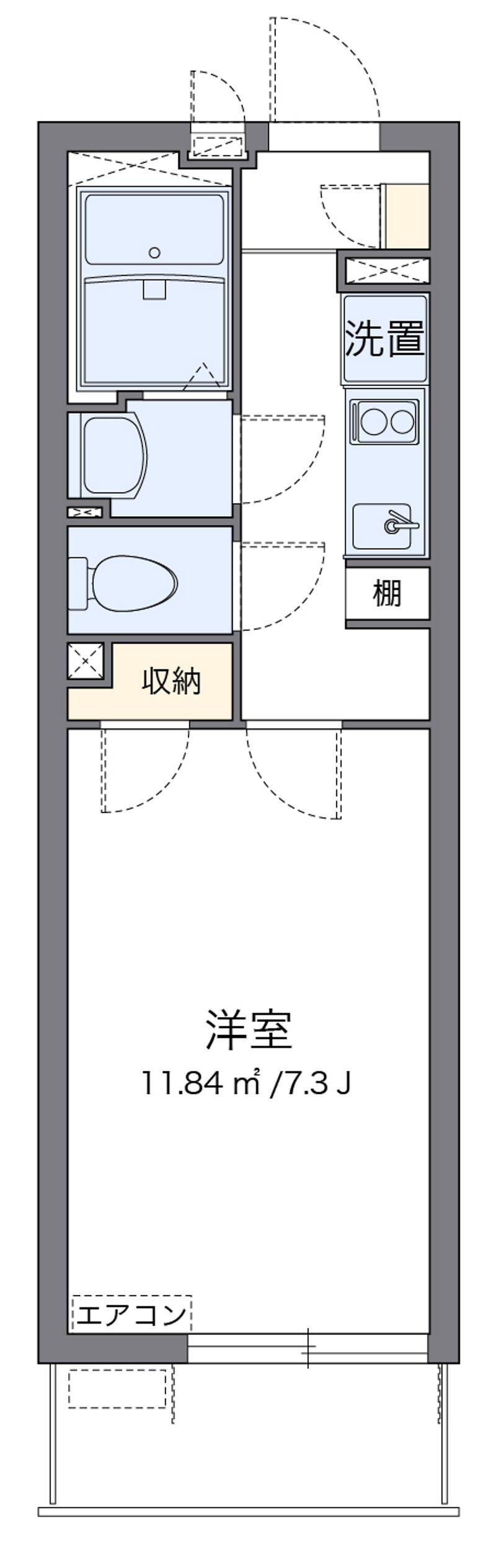 クレイノコスモ　ウーノ 間取図