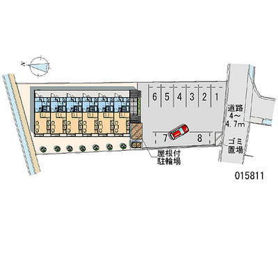 15811 Monthly parking lot