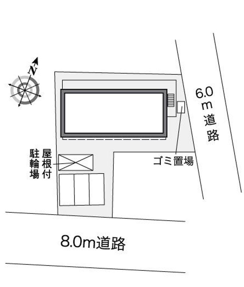 レオパレス向陽Ⅱ 配置図