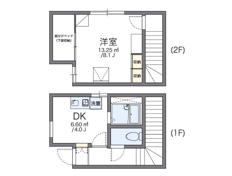 レオパレス末広 間取図