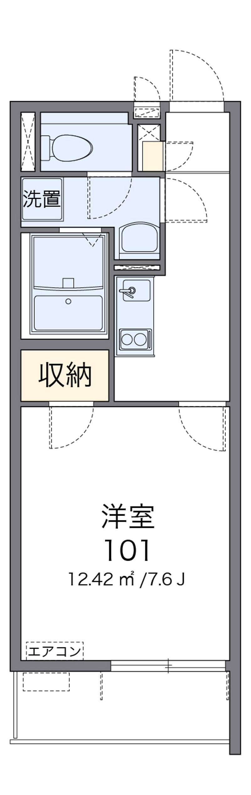 クレイノフェリオ 間取図