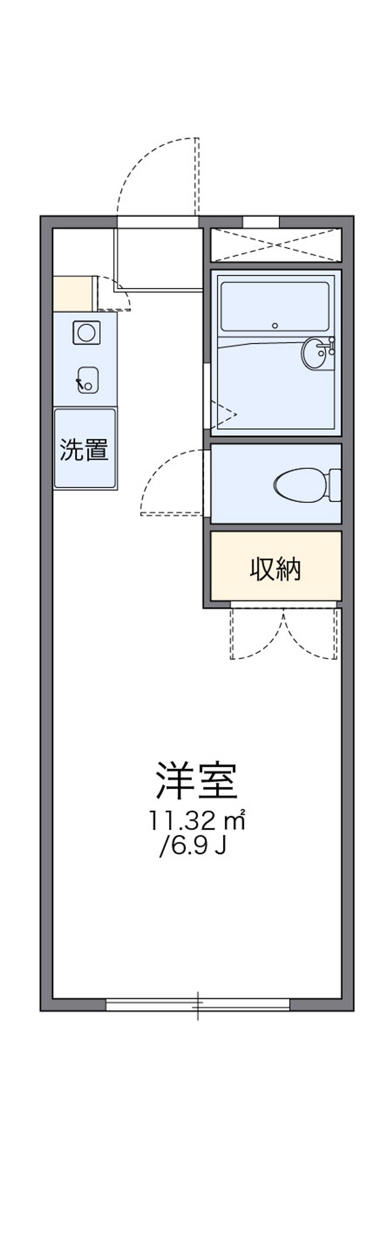 レオパレスＡＮＮＥＸ新川崎 間取図