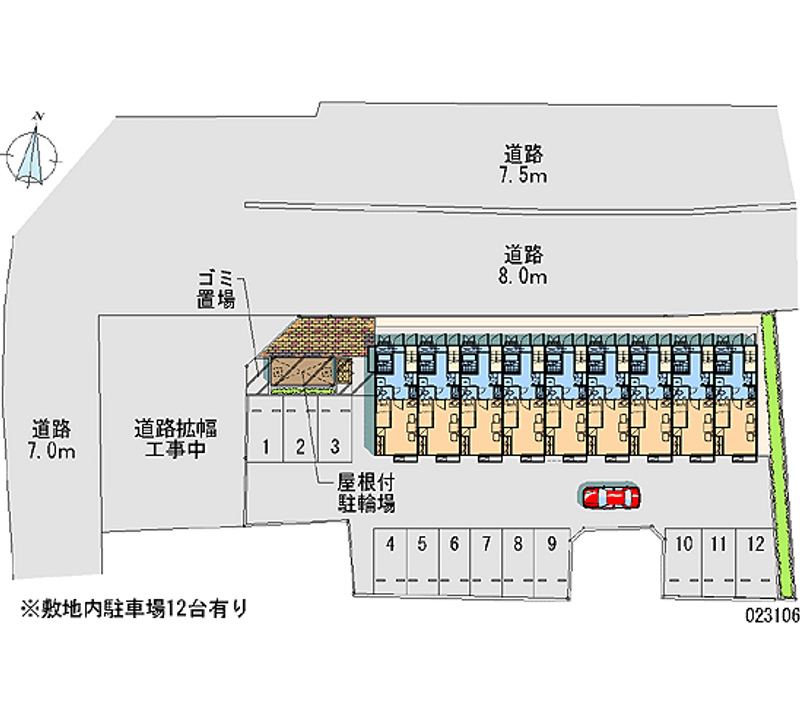 23106 Monthly parking lot