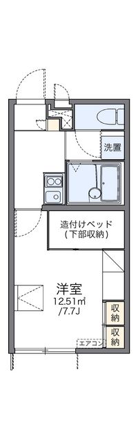 レオパレスルミナスＵ 間取り図