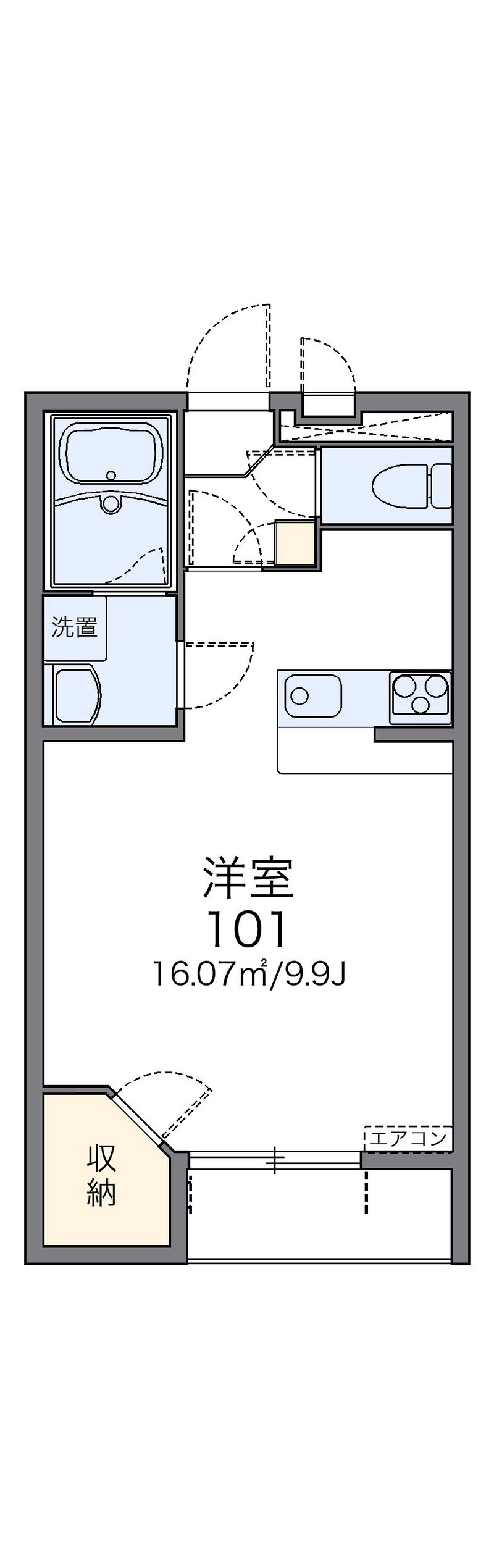 レオネクスト夢咲 間取図