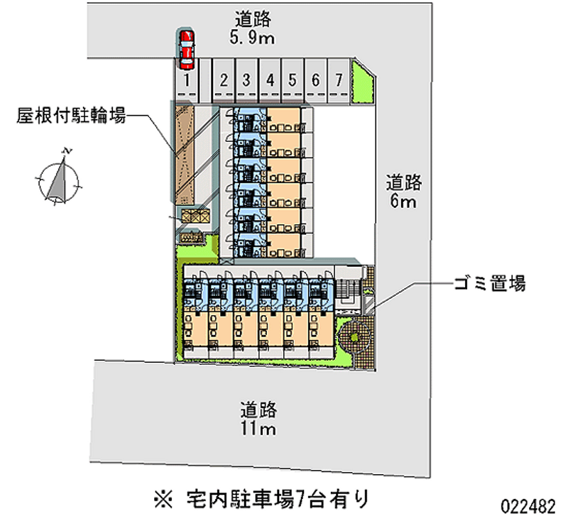 22482月租停車場